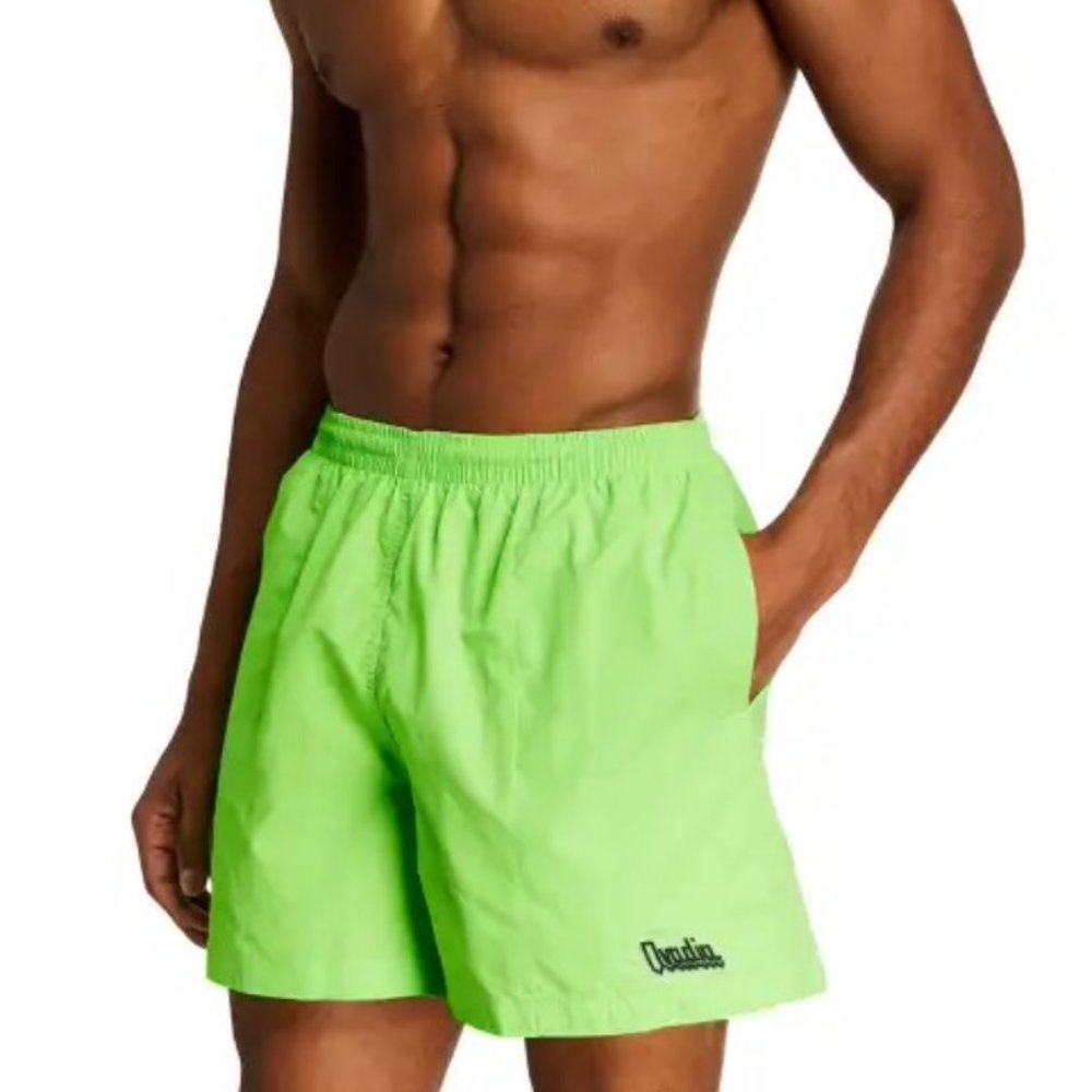 OVADIA Beach Nylon Swim Trunks XL neon green